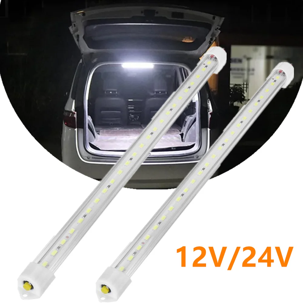 2PCS 12V 24V LED Interior Light Caravan Lighting Lamp Truck Compartment Reading Lamp with Switch Van Lorry RV Lights LED
2PCS 12V 24V LED Interior Light Caravan Lighting Lamp Truck Compartment Reading Lamp with Switch Van Lorry RV Lights LED