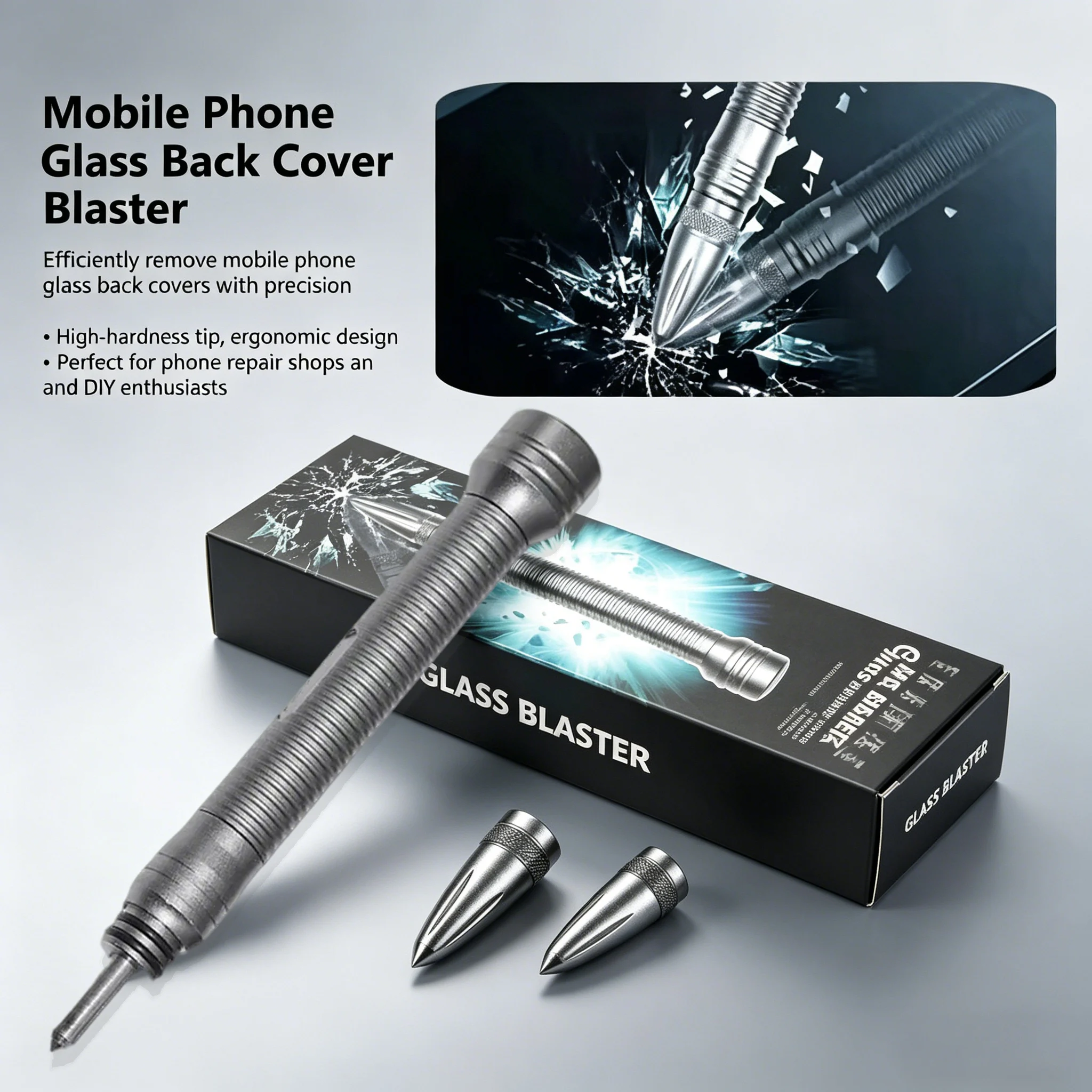Blasting Pen Break Crack Demolishing Pen Cell Phone Back Cover Camera Glass Blasting Tool Removal Repair
Blasting Pen Break Crack Demolishing Pen Cell Phone Back Cover Camera Glass Blasting Tool Removal Repair