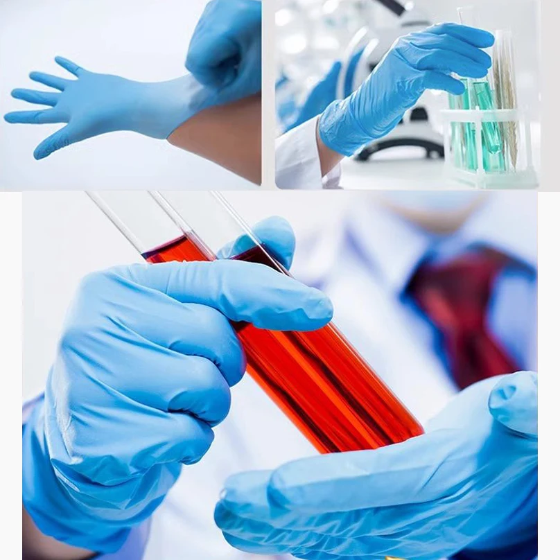 Experimental gloves Chemical laboratory special disposable gloves latex rubber gloves nitrile gloves S M L XL 10Pcs
Experimental gloves Chemical laboratory special disposable gloves latex rubber gloves nitrile gloves S M L XL 10Pcs