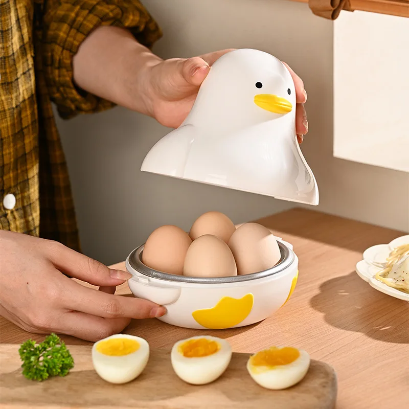 Microwave egg steamer Creative kitchen Food grade steamer cute duckling four grid breakfast steamed bun steamed bun steamer box
Microwave egg steamer Creative kitchen Food grade steamer cute duckling four grid breakfast steamed bun steamed bun steamer box