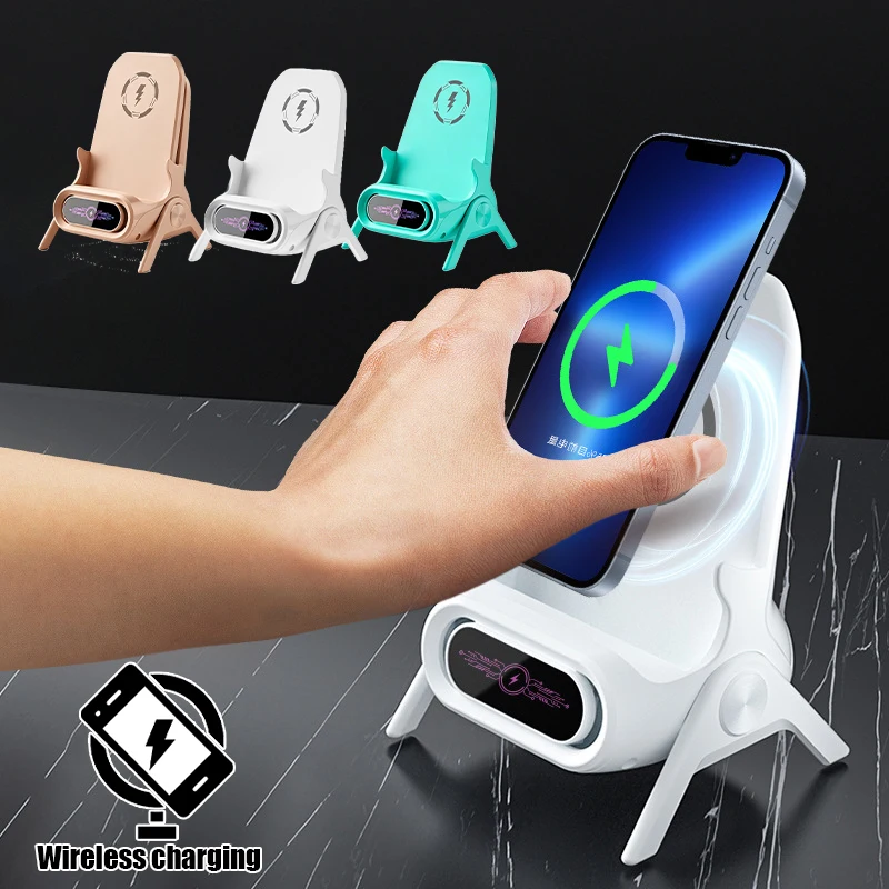 Wireless Phone Charger Universal Support Stand Holder Desktop Horizontal Vertical Auto Induction Audio Amplifier for All Brands
Wireless Phone Charger Universal Support Stand Holder Desktop Horizontal Vertical Auto Induction Audio Amplifier for All Brands