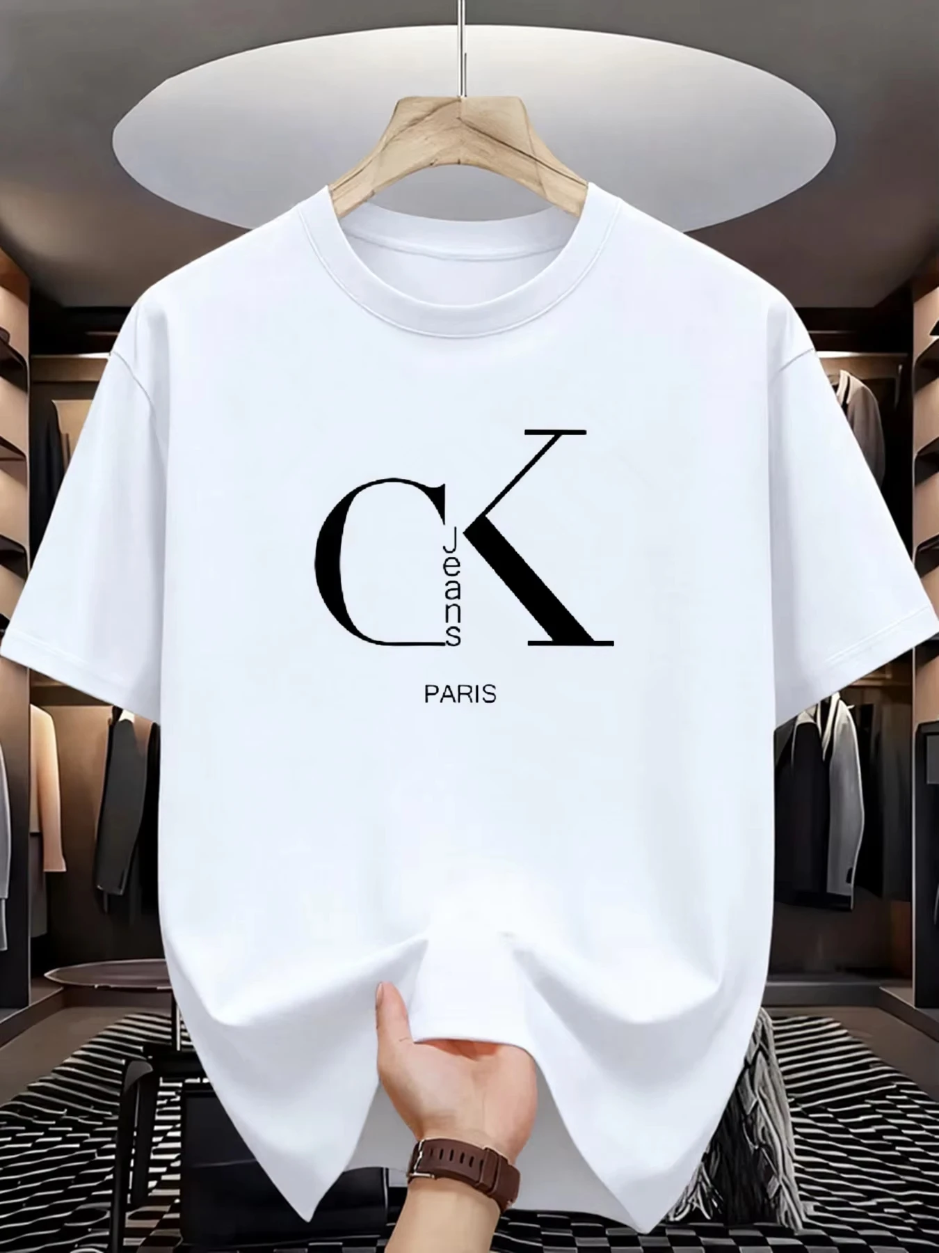 High Quality Fun Letter Printed Casual Loose Streetwear Men's T-shirt Cool Men's T-shirt O-neck Top
High Quality Fun Letter Printed Casual Loose Streetwear Men's T-shirt Cool Men's T-shirt O-neck Top