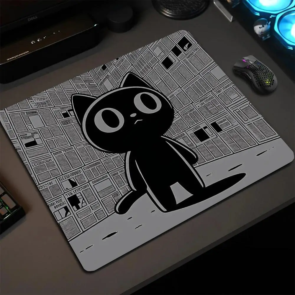 Black Cat Themed Mouse Pad 40X45cm Large Square Computer Office Game Table Mats Rubber Anti-slip Mousepads Small Decor Desk Pads
Black Cat Themed Mouse Pad 40X45cm Large Square Computer Office Game Table Mats Rubber Anti-slip Mousepads Small Decor Desk Pads