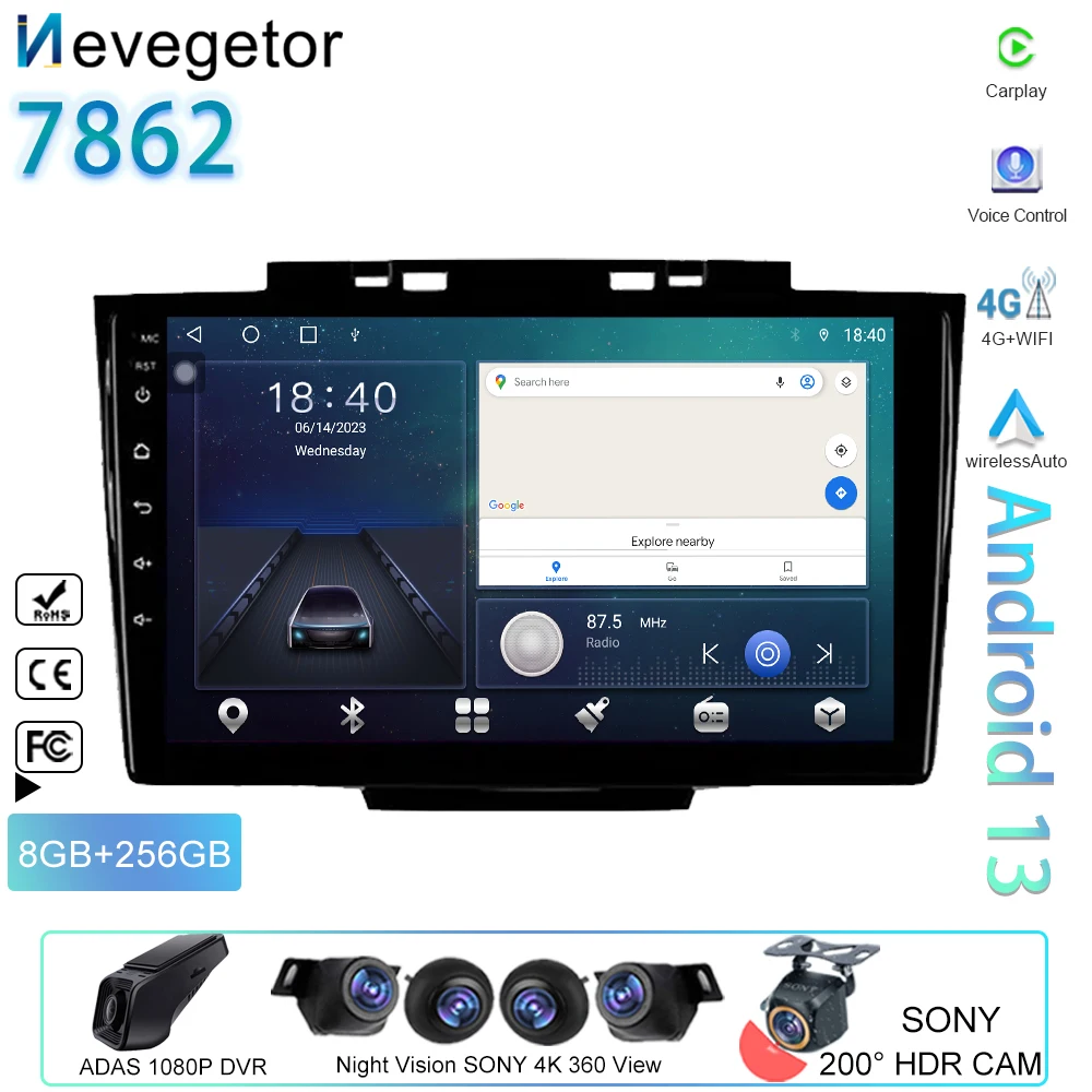 Android 13 Car Auto Radio For Great Wall H5 1 2010 - 2017 Multimedia Player Support Carplay 5G WiFi BT Rear Camera No 2din DVD
Android 13 Car Auto Radio For Great Wall H5 1 2010 - 2017 Multimedia Player Support Carplay 5G WiFi BT Rear Camera No 2din DVD