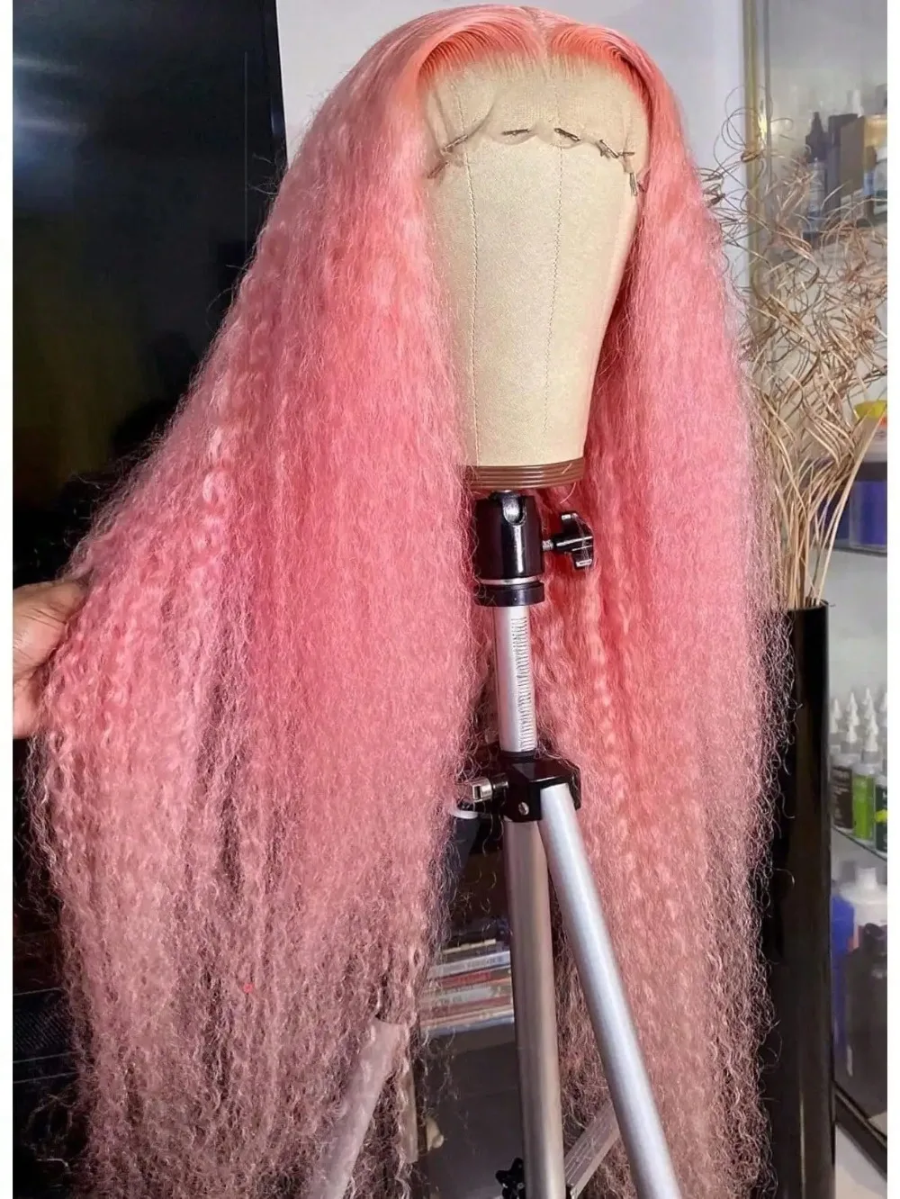 Pink Small Curls Lace Front Wig 13x4 HD Deep Wave Frontal Wig for Women Synthetic Wig Pre Plucked Daily Cosplay Party Use
Pink Small Curls Lace Front Wig 13x4 HD Deep Wave Frontal Wig for Women Synthetic Wig Pre Plucked Daily Cosplay Party Use