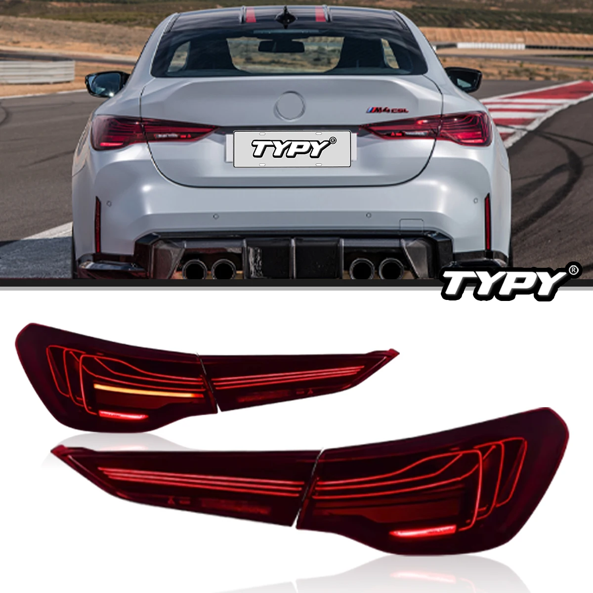 Автомобильные задние фонари TYPY для BMW 4 серии M4 G22 G82 2020-2023, задние автомобильные фонари, дневные ходовые огни, автомобильные аксессуары
Автомобильные задние фонари TYPY для BMW 4 серии M4 G22 G82 2020-2023, задние автомобильные фонари, дневные ходовые огни, автомобильные аксессуары