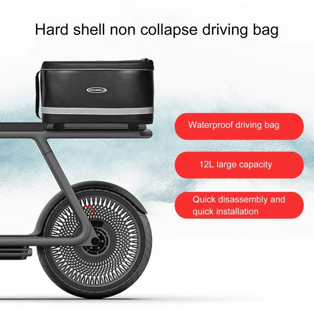 Bicycle Rear Seat Bag Water-proof Large Store Space Outdoor Supplies Bike Rear Rack Packs Cargo Bag for Hiking
Bicycle Rear Seat Bag Water-proof Large Store Space Outdoor Supplies Bike Rear Rack Packs Cargo Bag for Hiking