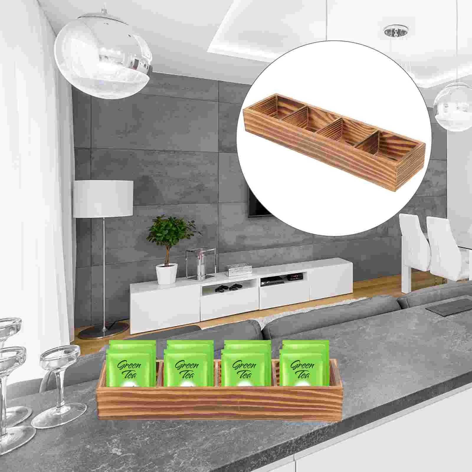 Sugar Storage Box Boxes Coffee Condiment Organizer for Countertop Pouches Tea Bag Holder Wooden Bracket
Sugar Storage Box Boxes Coffee Condiment Organizer for Countertop Pouches Tea Bag Holder Wooden Bracket