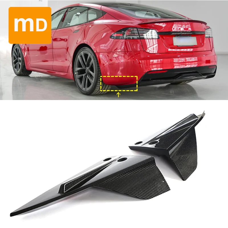 For Tesla Model S Plaid 2021-2023 Carbon Fiber Rear Bumper Diffuser Spoiler Body Kit Splitter Cover Trim Upgrade
For Tesla Model S Plaid 2021-2023 Carbon Fiber Rear Bumper Diffuser Spoiler Body Kit Splitter Cover Trim Upgrade
