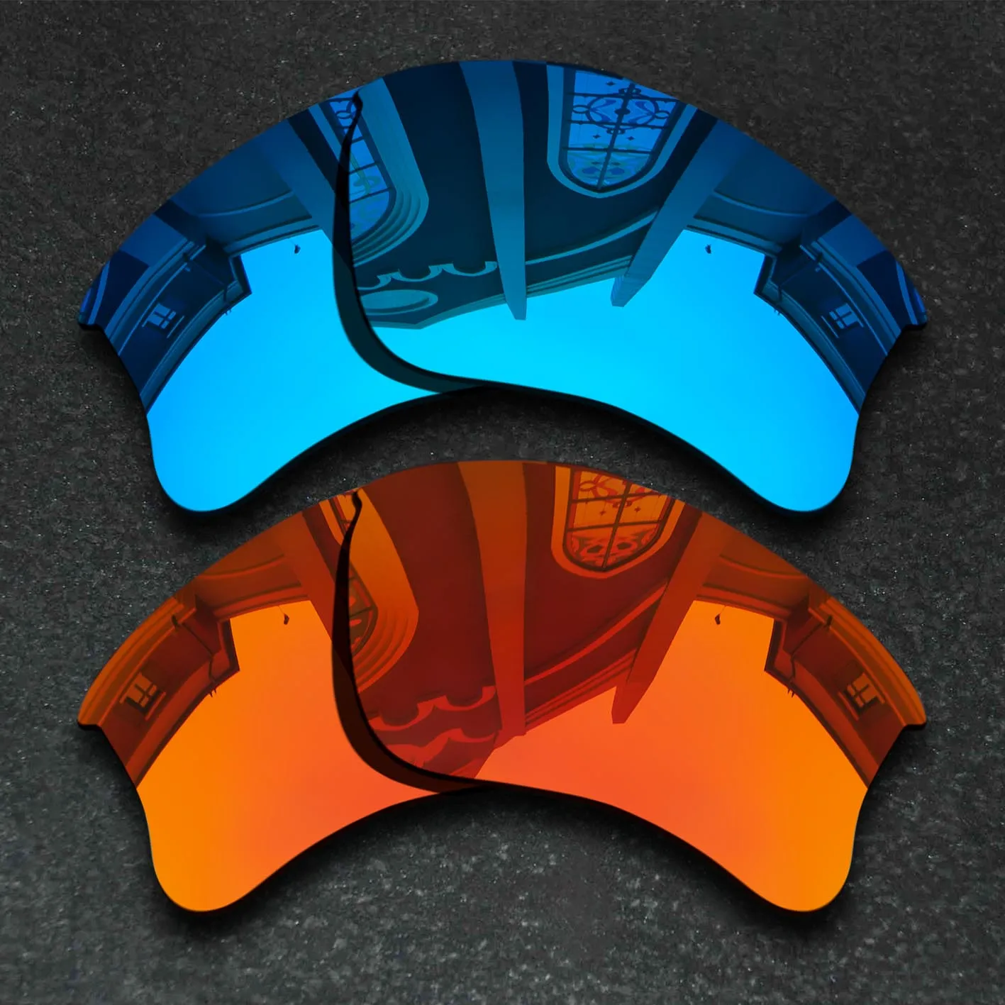 Sky Blue&Red Orange Sunglasses Polarized Replacement Lenses for Oakley Flak Jacket XLJ
Sky Blue&Red Orange Sunglasses Polarized Replacement Lenses for Oakley Flak Jacket XLJ