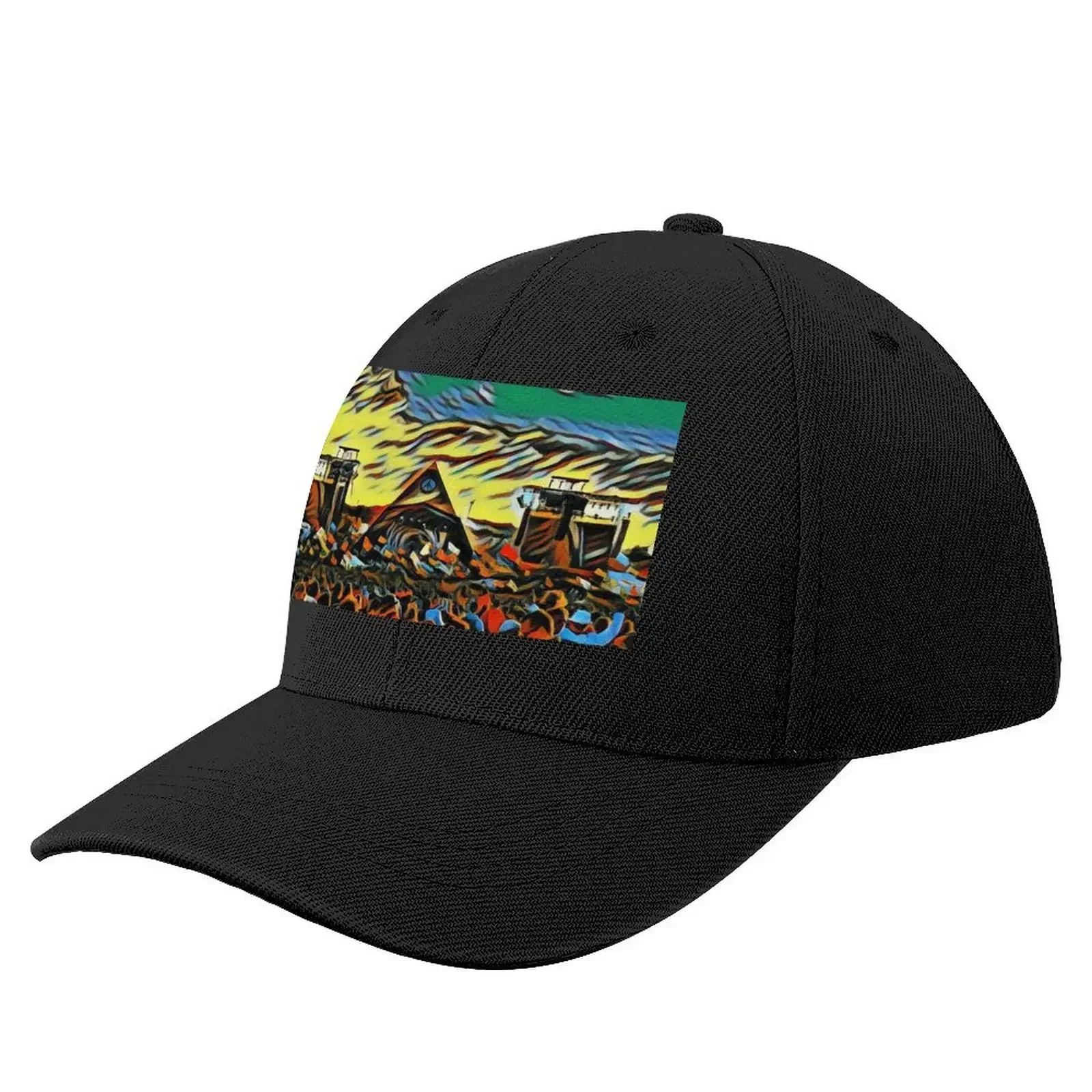 Glastonbury Festival Pyramid Stage Artwork Baseball Cap Luxury Hat Rave Designer Man Women's
Glastonbury Festival Pyramid Stage Artwork Baseball Cap Luxury Hat Rave Designer Man Women's