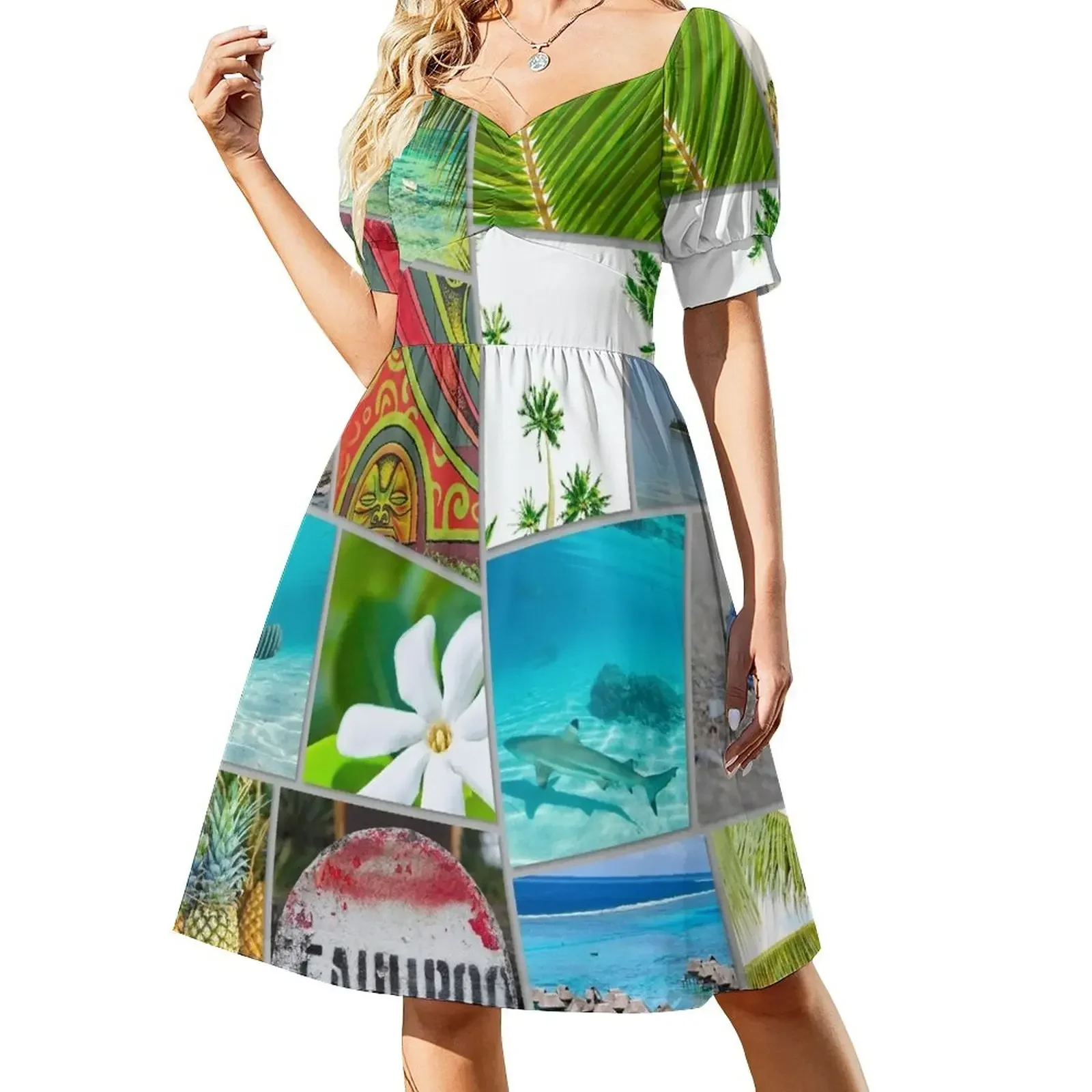 Tahiti Collage Short-Sleeved Dress sensual sexy dress for women Prom gown long sleeve dresses dresses for womens 2025 Dress
Tahiti Collage Short-Sleeved Dress sensual sexy dress for women Prom gown long sleeve dresses dresses for womens 2025 Dress