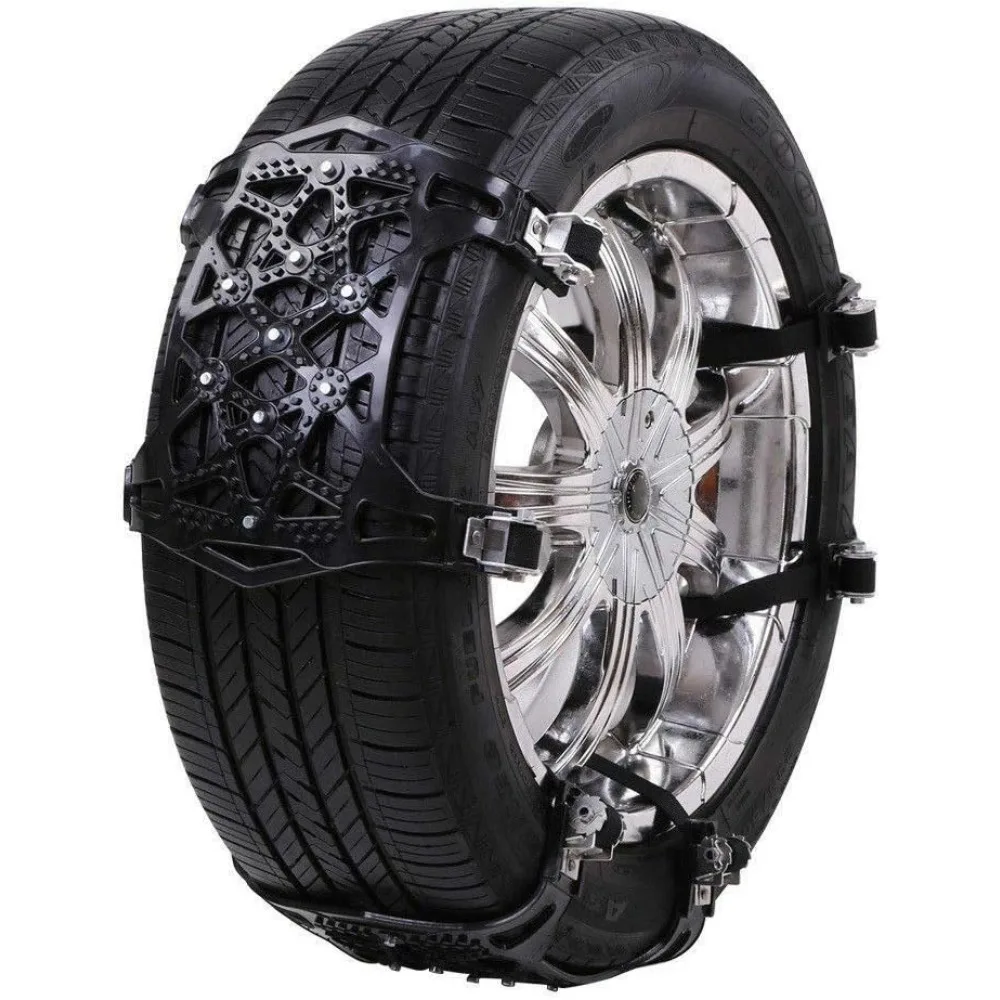 Skid Snow Tire Chains, 6pcs Universal Adjustable Emergency Traction Chains for 165-275mm Tires Cars Trucks, 90cm PU Snowfield Sl
Skid Snow Tire Chains, 6pcs Universal Adjustable Emergency Traction Chains for 165-275mm Tires Cars Trucks, 90cm PU Snowfield Sl