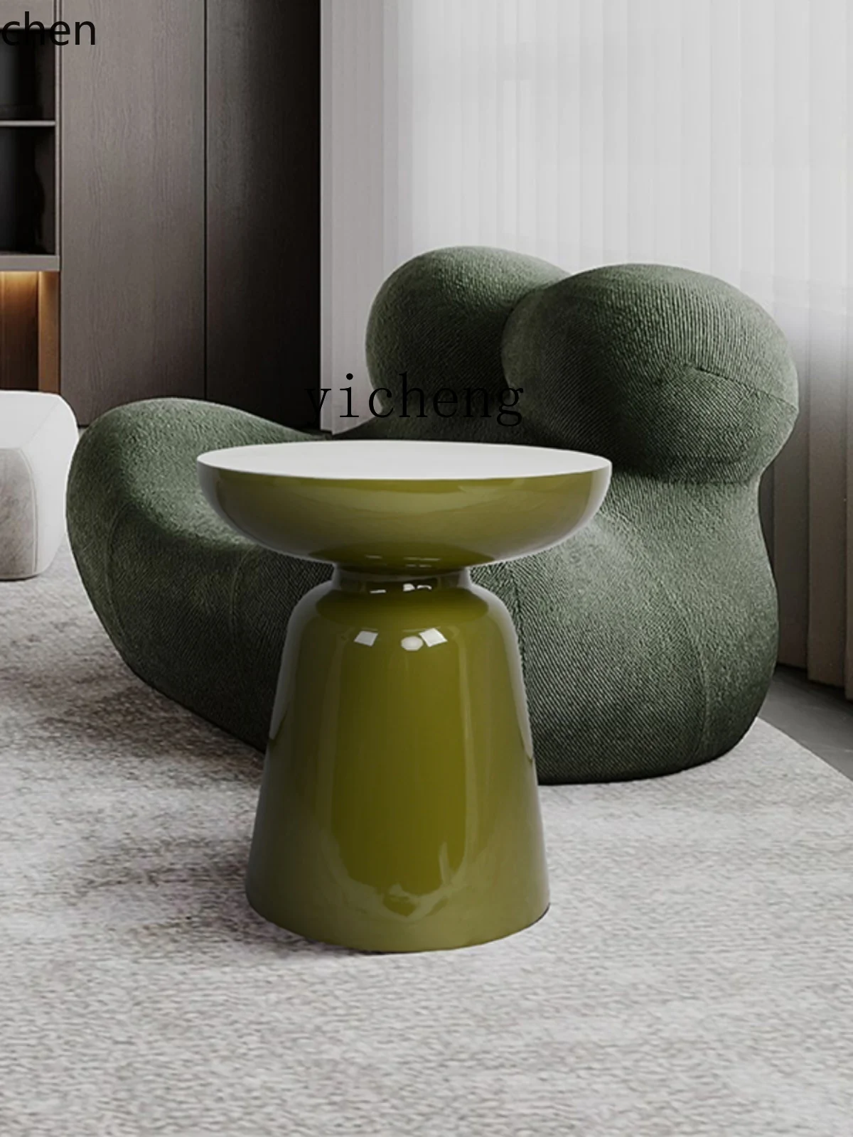 PYH Living Room Corner Table Small Coffee Table round Bedroom Bed Side Table Simple Modern
PYH Living Room Corner Table Small Coffee Table round Bedroom Bed Side Table Simple Modern