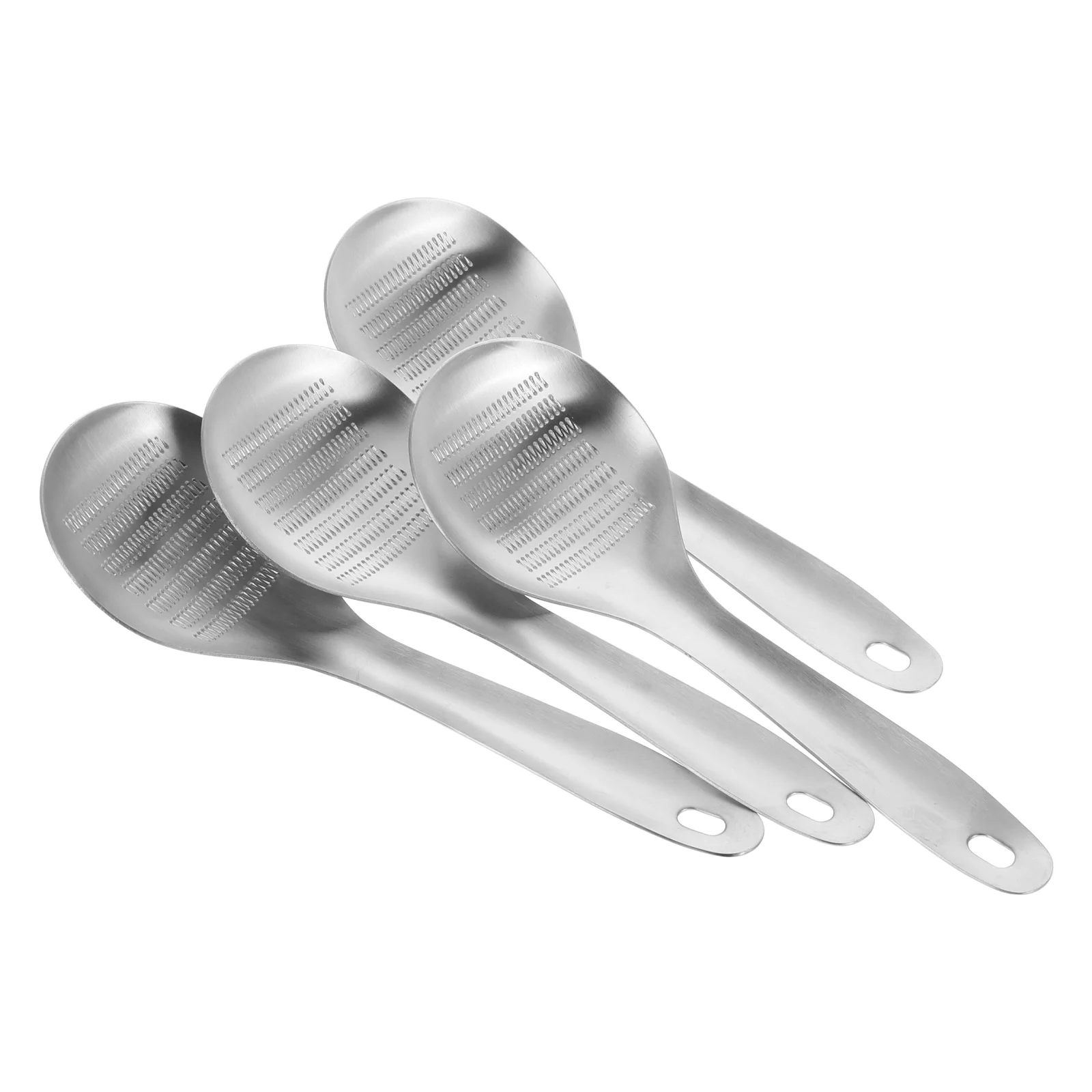4pcs Stainless Steel Ginger Grater Spoon Garlic Crusher Slotted Cooking Kitchen Tool Vegetable Spice Utensil Efficient
4pcs Stainless Steel Ginger Grater Spoon Garlic Crusher Slotted Cooking Kitchen Tool Vegetable Spice Utensil Efficient