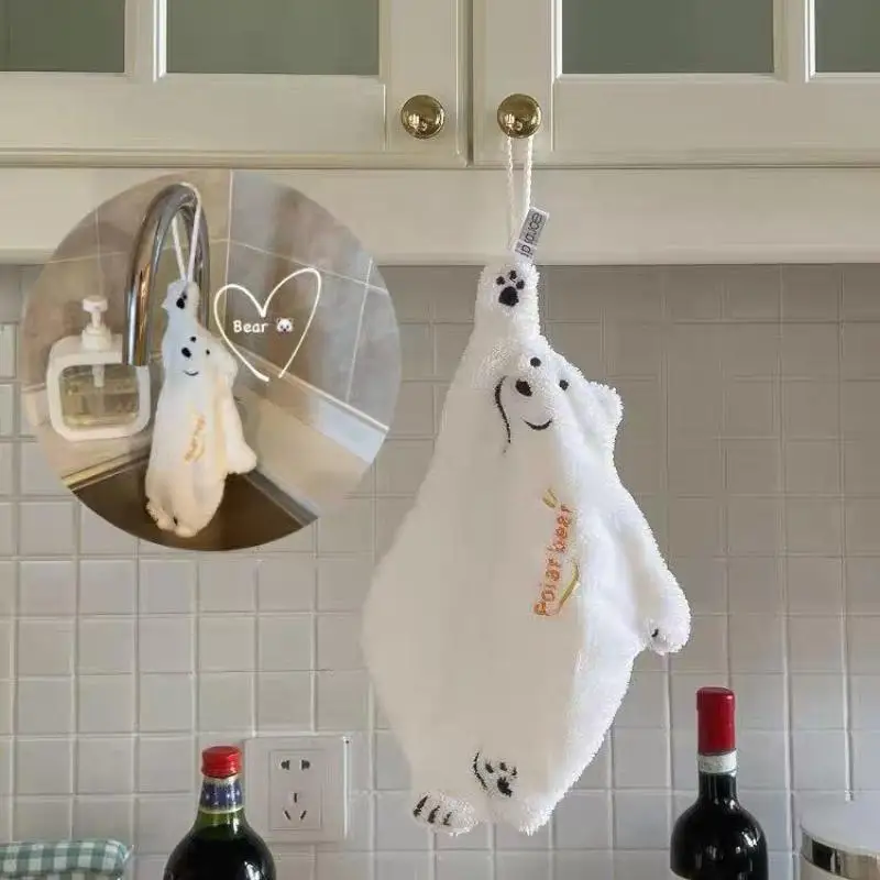 Hand Towel Polar Bear Super Absorbent Hanging Kitchen Towel Coral Design Thick Cartoon Cute Home Bathroom
Hand Towel Polar Bear Super Absorbent Hanging Kitchen Towel Coral Design Thick Cartoon Cute Home Bathroom