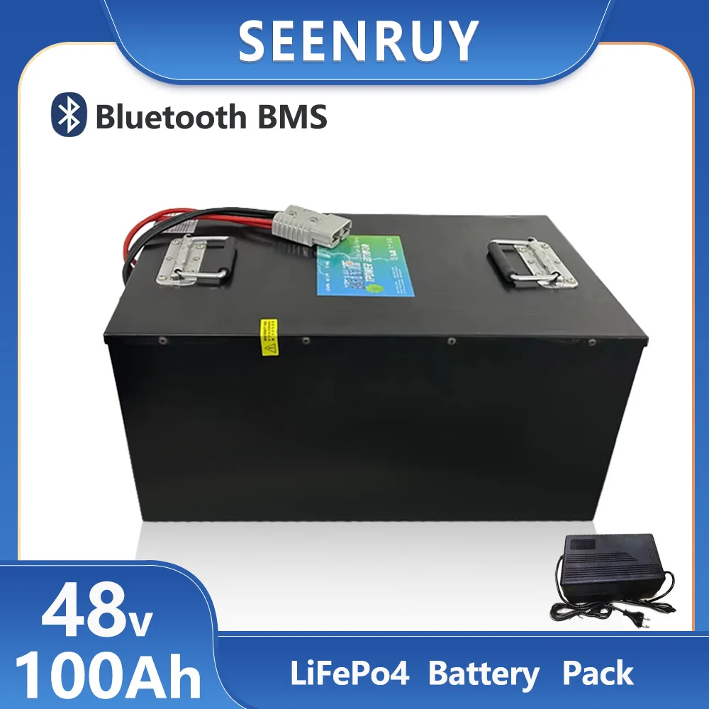 48V 100AH LifePO4 Battery Pack Bulit in BMS 80A100A 150A Lithium Iron Phosphate Battery for RV Golf Cart
48V 100AH LifePO4 Battery Pack Bulit in BMS 80A100A 150A Lithium Iron Phosphate Battery for RV Golf Cart