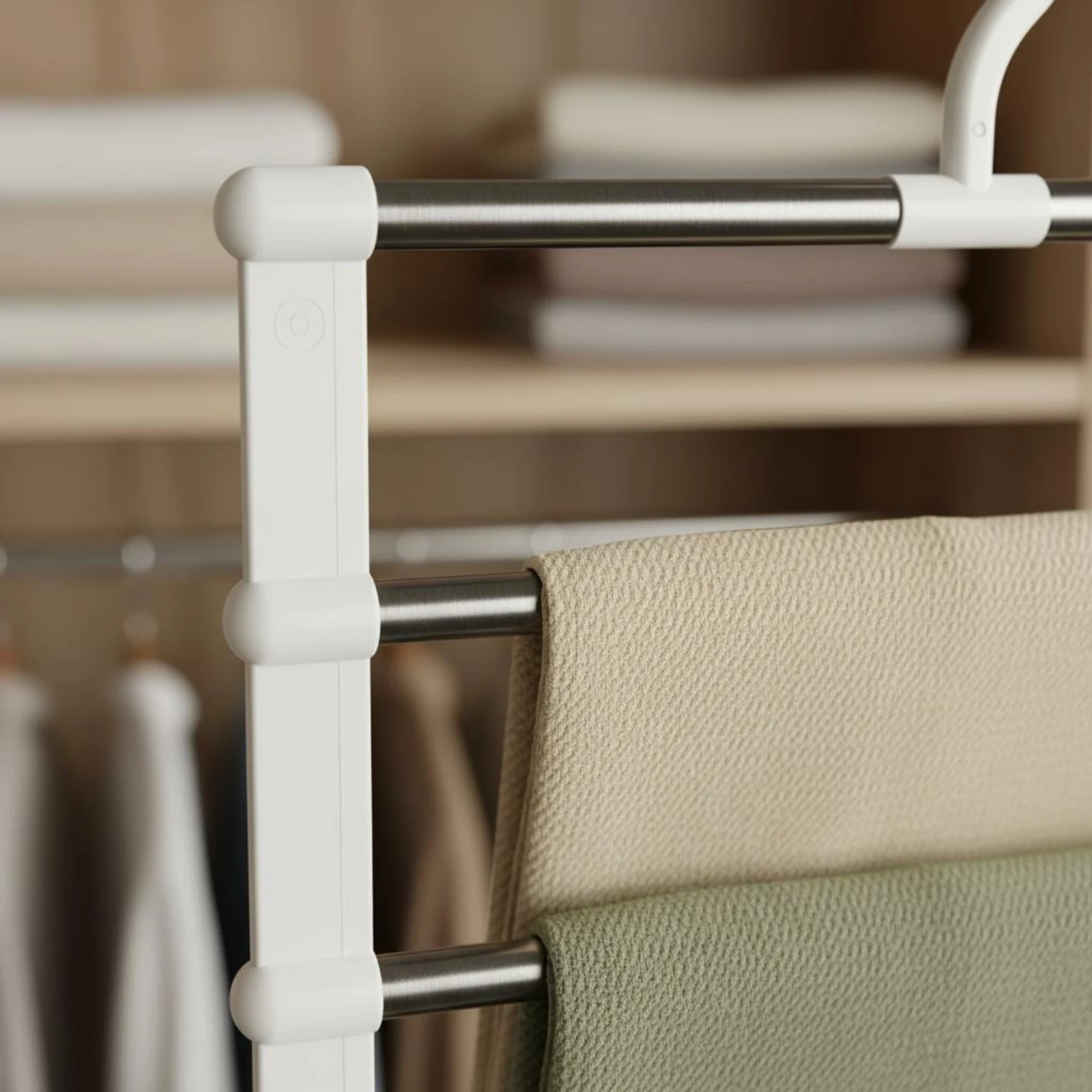 Multi-Tier Pants Hanger Stainless Steel Cascading Pants Rack Foldable Clothes Hanger Wrinkle-No-Cost Closet Organizer Easy To
Multi-Tier Pants Hanger Stainless Steel Cascading Pants Rack Foldable Clothes Hanger Wrinkle-No-Cost Closet Organizer Easy To