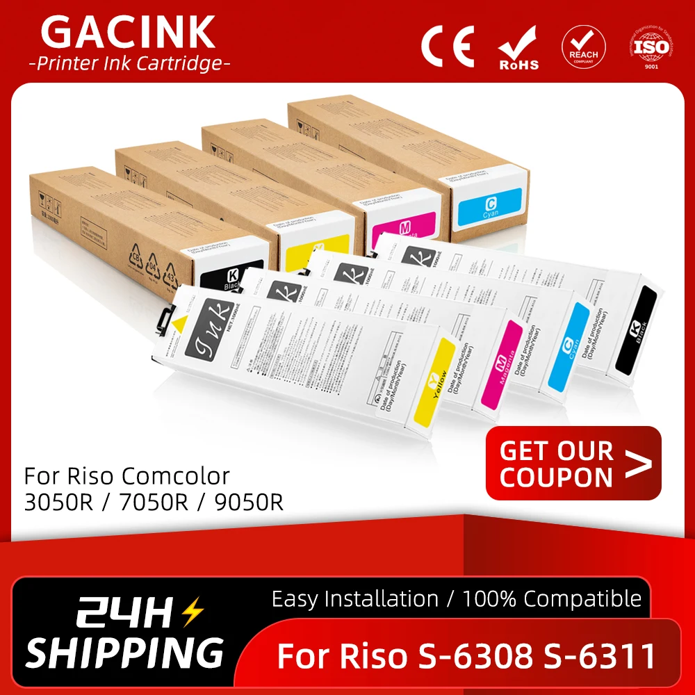 For Riso ComColor Ink Cartridge S-6308G S-6309G S-6310G S-6311G For Riso 3050R 7050R 9050R Printer 1000ml/pc
For Riso ComColor Ink Cartridge S-6308G S-6309G S-6310G S-6311G For Riso 3050R 7050R 9050R Printer 1000ml/pc