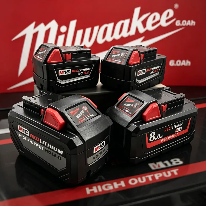 Milwaukee 18V Genuine Battery 6.0Ah Fit for M18 Cordless Tools 2615-20 2629-20 2641-20 2701-20 & 48-11-1840 48-11-1820 Battery
Milwaukee 18V Genuine Battery 6.0Ah Fit for M18 Cordless Tools 2615-20 2629-20 2641-20 2701-20 & 48-11-1840 48-11-1820 Battery