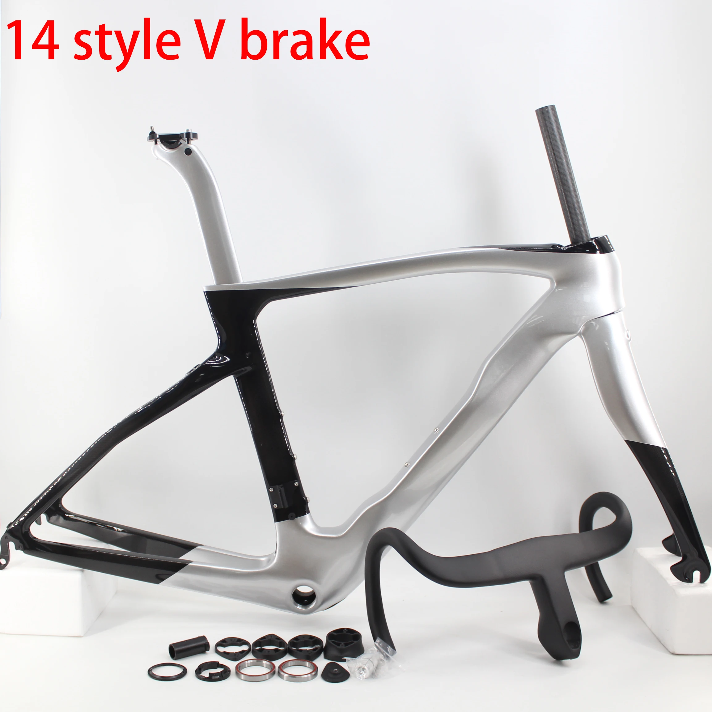 New 700C Fully hidden line Road Bike Glossy Matt 1K Full Carbon Fibre Bicycle Frame carbon V Brake Frame Handlebar Fork lightest
New 700C Fully hidden line Road Bike Glossy Matt 1K Full Carbon Fibre Bicycle Frame carbon V Brake Frame Handlebar Fork lightest