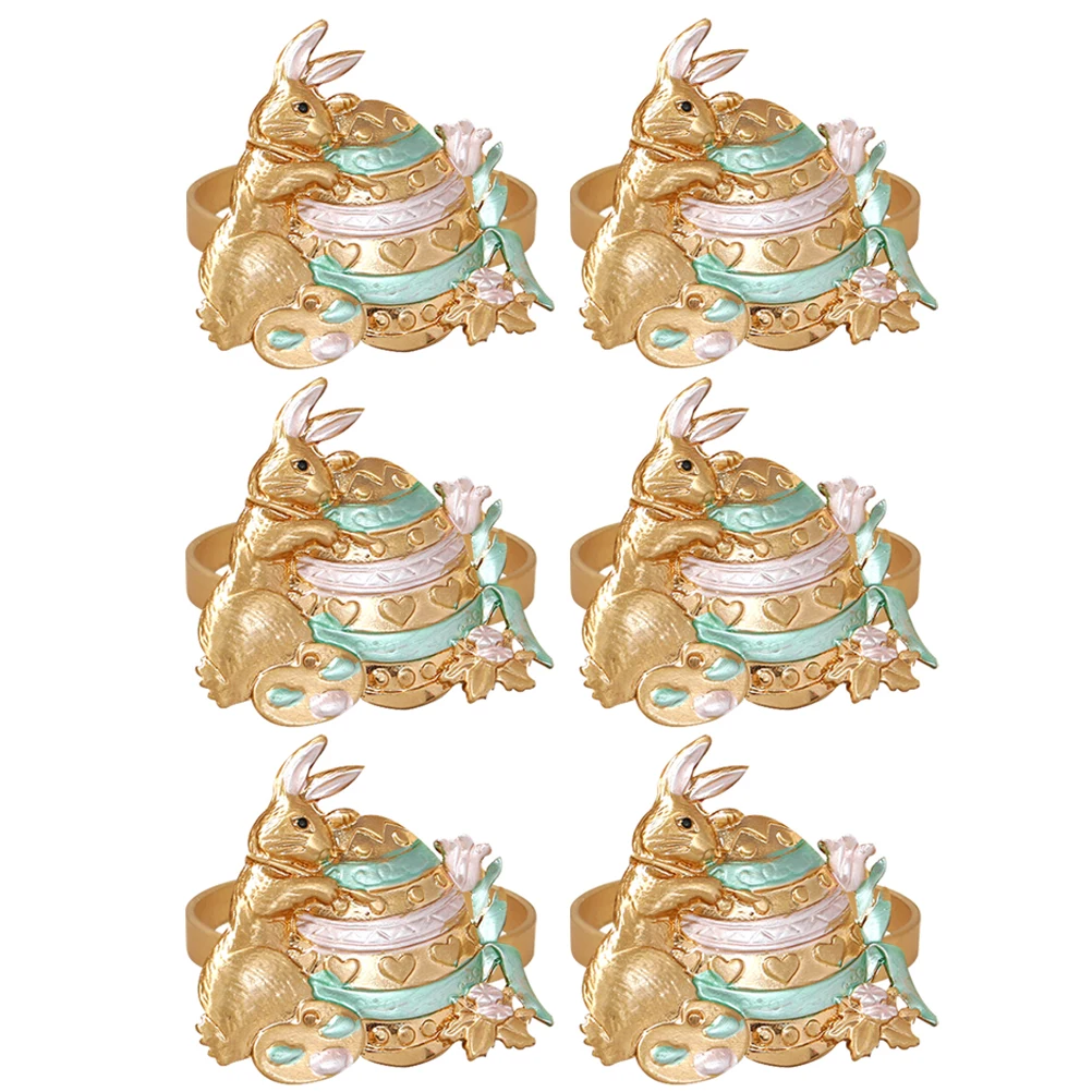 6Pcs Easter Dinner Table Napkin Holder Easter Rabbit Napkin Ring Easter Party Napkin Buckle Rabbit Shaped Napkin Ring 4x4cm
6Pcs Easter Dinner Table Napkin Holder Easter Rabbit Napkin Ring Easter Party Napkin Buckle Rabbit Shaped Napkin Ring 4x4cm