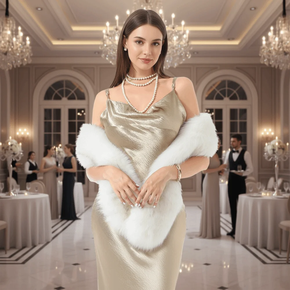 Ladies Elegant Imitation Mink Fur Scarf Solid Color Thick Plush Neck Warmer Warm Luxury Fluffy Long Scarf Party
Ladies Elegant Imitation Mink Fur Scarf Solid Color Thick Plush Neck Warmer Warm Luxury Fluffy Long Scarf Party