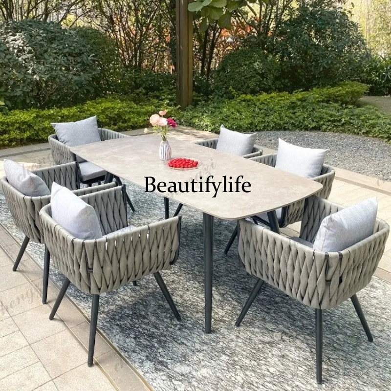 Nordic outdoor tables and chairs courtyard outdoor outdoor leisure rattan chair combination terrace balcony tea table
Nordic outdoor tables and chairs courtyard outdoor outdoor leisure rattan chair combination terrace balcony tea table