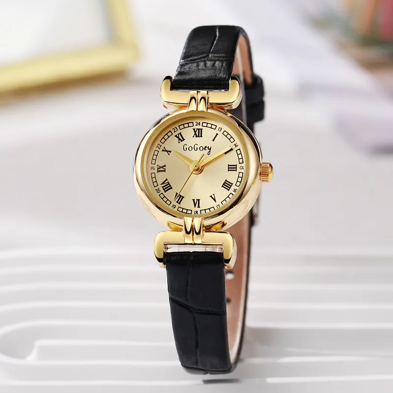 Ladies watch, fashionable small retro belt high value quartz watch
Ladies watch, fashionable small retro belt high value quartz watch