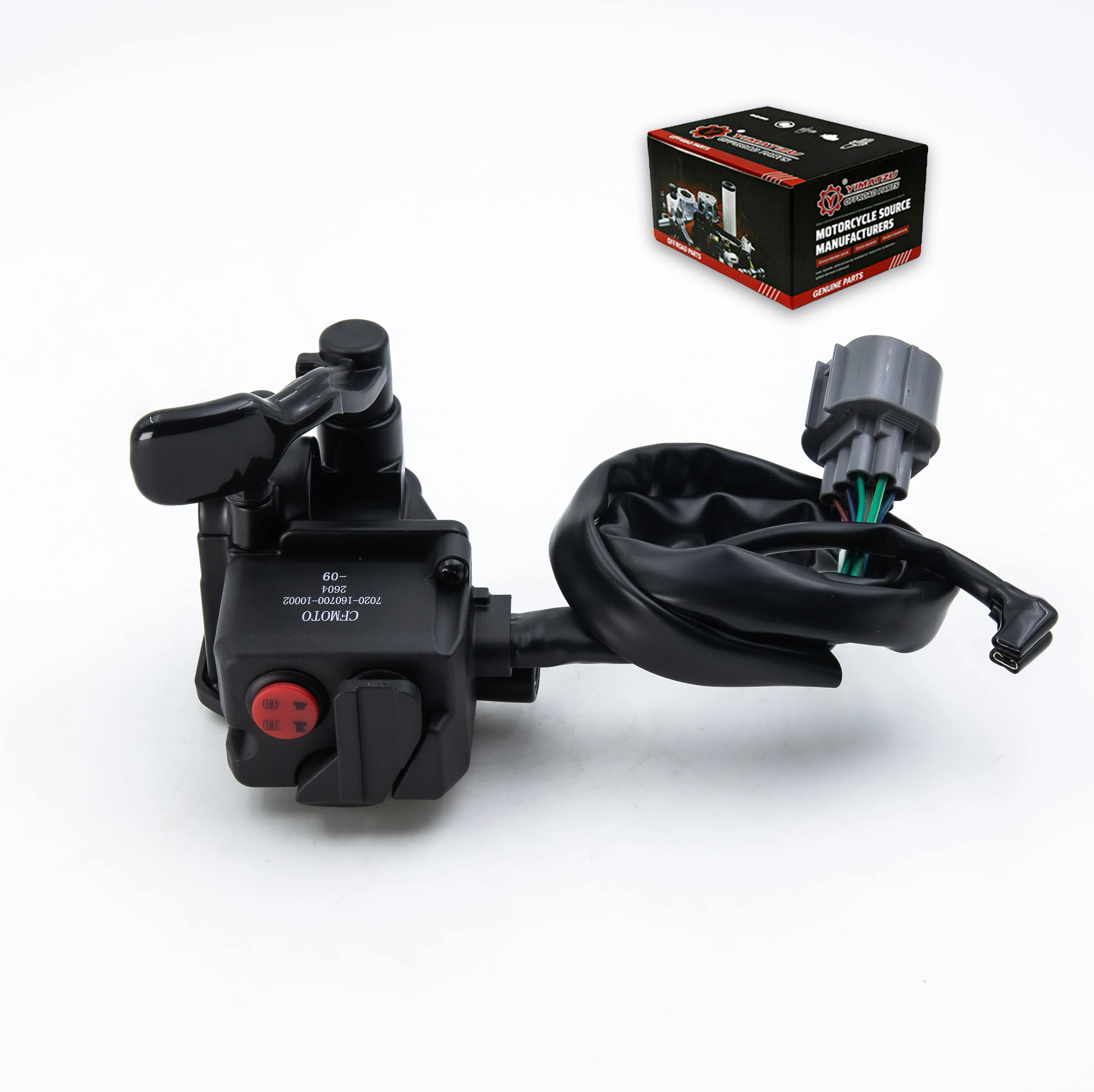 YIMATZU Right Hand ATV Handlebar Switch Assy for CFmoto 400 450 191Q 2015 500HO 550 X5H.O. 800 X8 7020-160700-10002
YIMATZU Right Hand ATV Handlebar Switch Assy for CFmoto 400 450 191Q 2015 500HO 550 X5H.O. 800 X8 7020-160700-10002