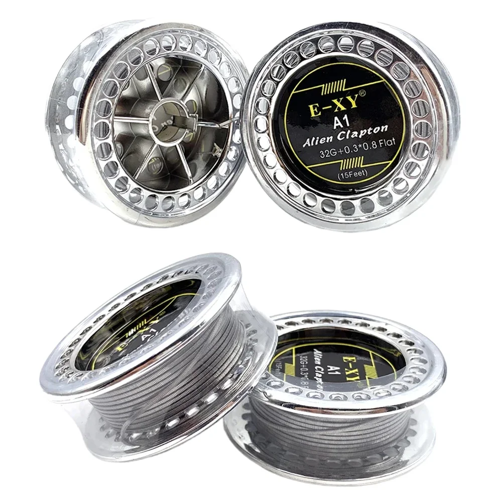 Flat Alien Clapton Heating Wire 32GA 15 Feet A1 Wick Coil for Dead Rabbit RDA RBA Tools Accessories
Flat Alien Clapton Heating Wire 32GA 15 Feet A1 Wick Coil for Dead Rabbit RDA RBA Tools Accessories