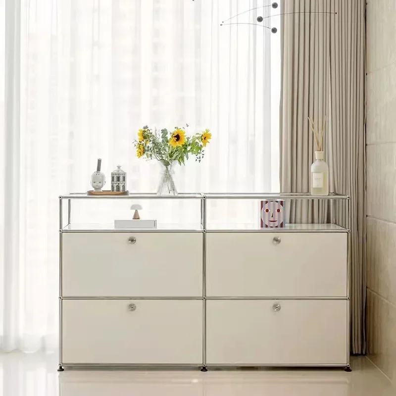 Combination Stainless Steel Multi-Functional Simple Ins Style Decorative Sideboard Storage Cabinet Chest of Drawers
Combination Stainless Steel Multi-Functional Simple Ins Style Decorative Sideboard Storage Cabinet Chest of Drawers