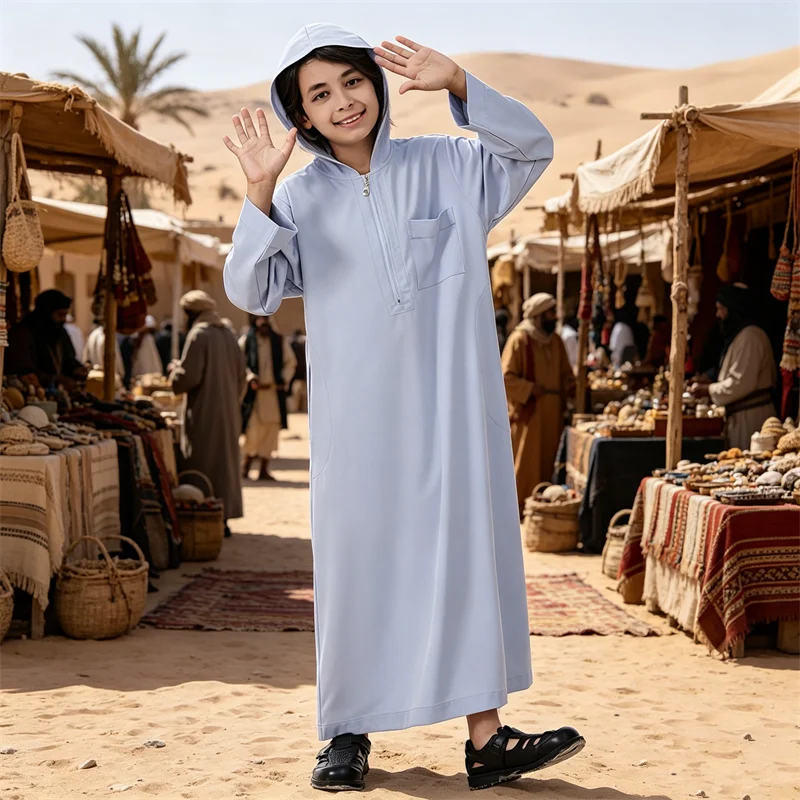 Eid Djellaba Thobes Kids Boy Muslim Abaya Dubai Kaftan Hooded Dress Jubba Thobe Teenage Robe Arabic Saudi Thoub Daffah Dishdasha
Eid Djellaba Thobes Kids Boy Muslim Abaya Dubai Kaftan Hooded Dress Jubba Thobe Teenage Robe Arabic Saudi Thoub Daffah Dishdasha
