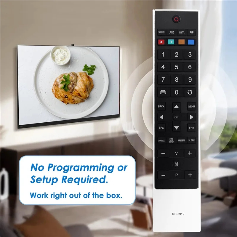 Y23A Replace RC-3910 Remote for Toshiba TV 32BV700B 32BL502B 22BL702B 40BL702B 19BL502B 22KB500B 40KV701B 19BV500B 22BL712G
Y23A Replace RC-3910 Remote for Toshiba TV 32BV700B 32BL502B 22BL702B 40BL702B 19BL502B 22KB500B 40KV701B 19BV500B 22BL712G