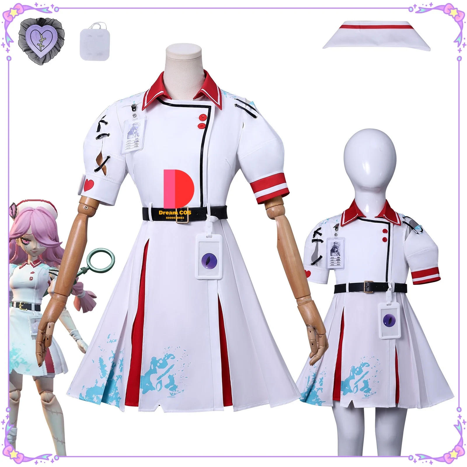 Eggy Party Heartbroken Nurse Heather Pursuer Siren Adult Children Cosplay Costume Two-dimensional Game - Licensed Anime Manga
Eggy Party Heartbroken Nurse Heather Pursuer Siren Adult Children Cosplay Costume Two-dimensional Game - Licensed Anime Manga