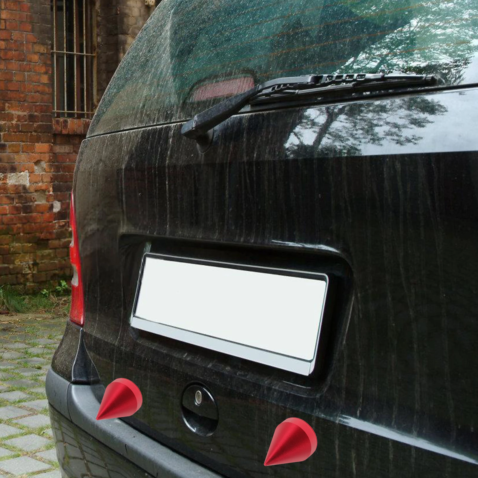 Aluminum Alloy Car Tail Cone Stickers Universal Bumper Guards Rear Spike Accessories Lightweight Durable Stylish Design Easy
Aluminum Alloy Car Tail Cone Stickers Universal Bumper Guards Rear Spike Accessories Lightweight Durable Stylish Design Easy