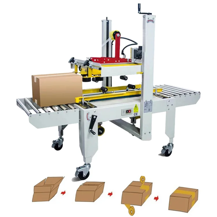 Automatic Carton Boxes/Cases Adhesive Tape Sealer Top and Bottom Cardboard Box Sealing Packaging Machine
Automatic Carton Boxes/Cases Adhesive Tape Sealer Top and Bottom Cardboard Box Sealing Packaging Machine