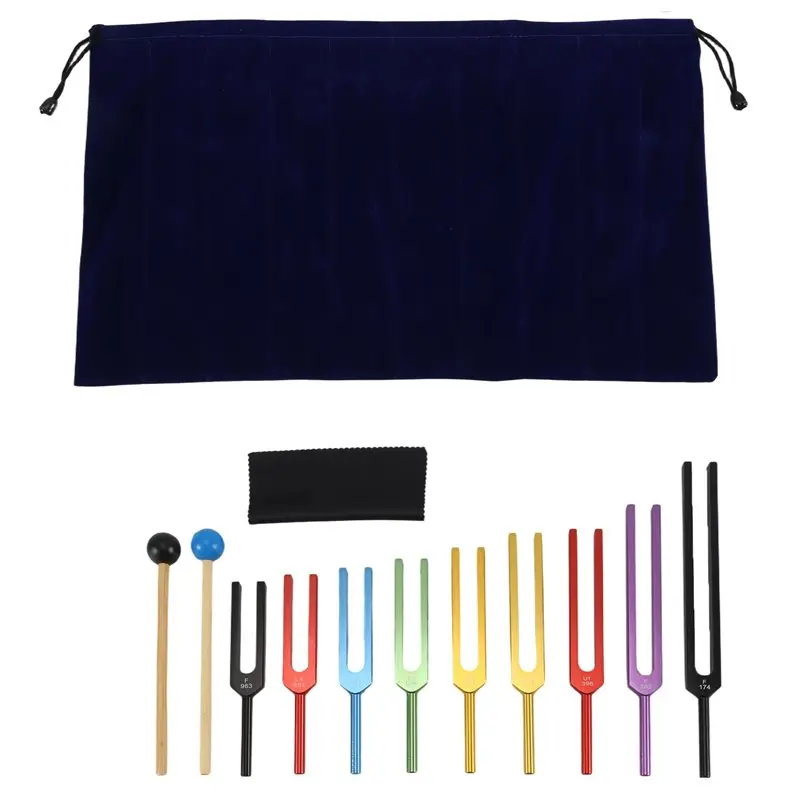 [NEW!ABKG】 Tuning Fork Set, 9 PCS Color Tuning Forks For Healing Chakra,Sound Therapy,Keep Body,Mind And Spirit In Perfect Harmo
[NEW!ABKG】 Tuning Fork Set, 9 PCS Color Tuning Forks For Healing Chakra,Sound Therapy,Keep Body,Mind And Spirit In Perfect Harmo
