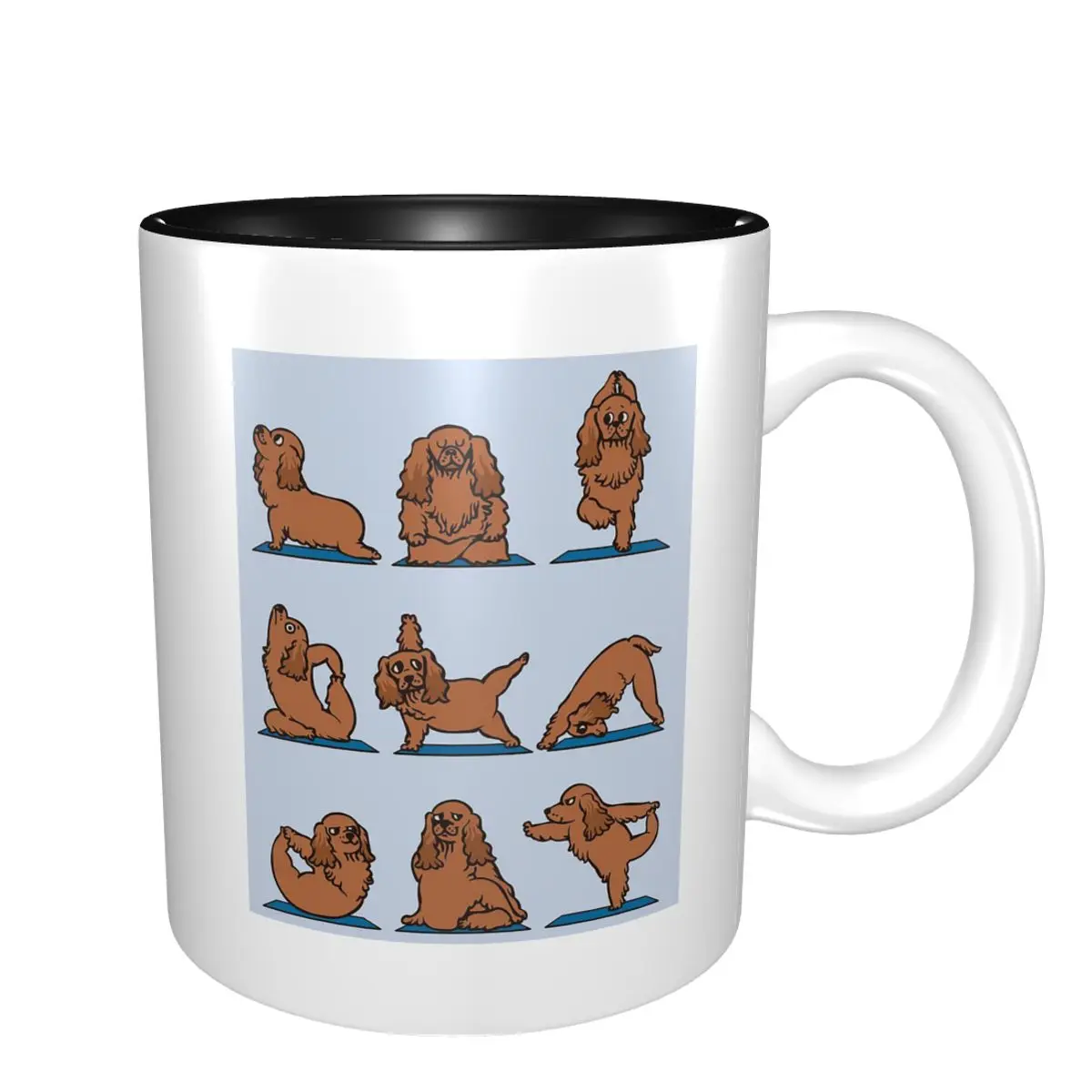 Cocker Spaniel Yoga Mug Funny Ceramic Coffee Cups Tea Mugs Milk Cup Drinkware Gift for Friends
Cocker Spaniel Yoga Mug Funny Ceramic Coffee Cups Tea Mugs Milk Cup Drinkware Gift for Friends