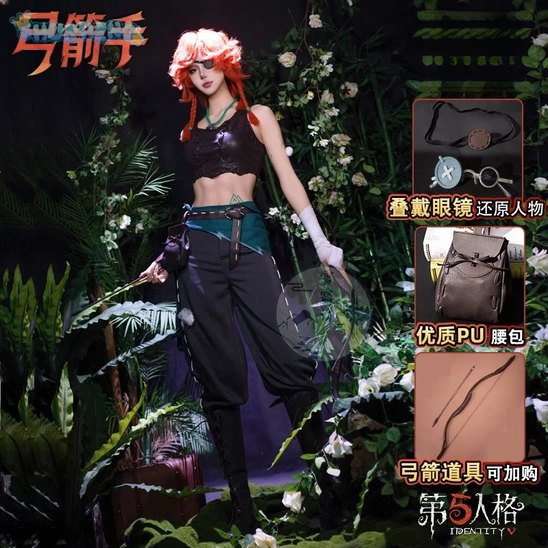 Identity Ⅴ New role Archer The Anachronic Vilulf Cosplay Costume Vest pants apron waist bag prop Halloween fashion Woman Man set
Identity Ⅴ New role Archer The Anachronic Vilulf Cosplay Costume Vest pants apron waist bag prop Halloween fashion Woman Man set