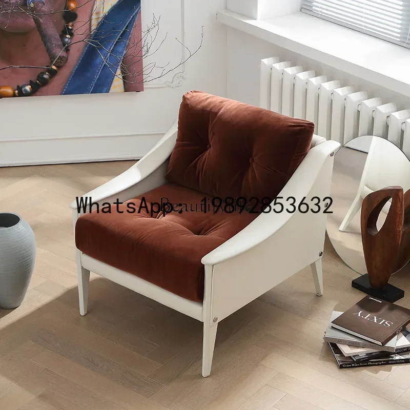 simple single sofa chair leather velvet leisure balcony bedroom reading chair
simple single sofa chair leather velvet leisure balcony bedroom reading chair