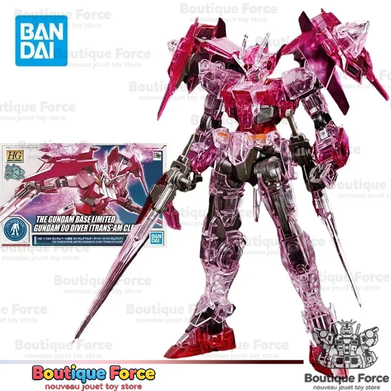 Bandai Gundam 00 Diver TRANS-AM Clear Action Figure HGBD 1/144 BASE LIMITED Anime Model Kit Toy Collectible for Fans Kids
Bandai Gundam 00 Diver TRANS-AM Clear Action Figure HGBD 1/144 BASE LIMITED Anime Model Kit Toy Collectible for Fans Kids