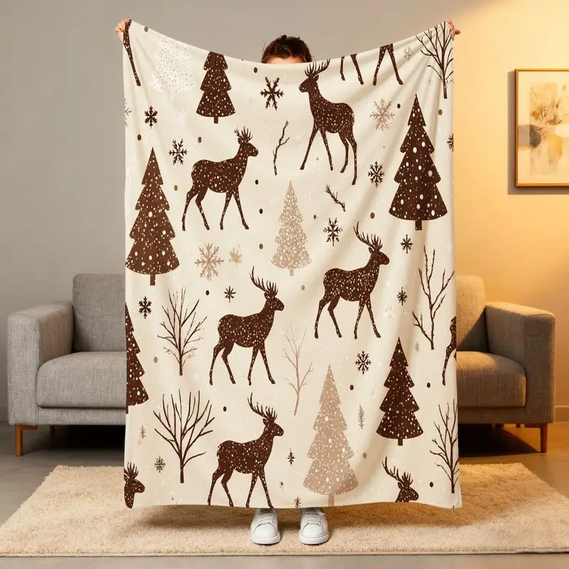 Top Pick Cozy Winter Deer Shower Curtain - Pine Tree Silhouette Print Soft Flannel Christmas Bathroom Decor
Top Pick Cozy Winter Deer Shower Curtain - Pine Tree Silhouette Print Soft Flannel Christmas Bathroom Decor