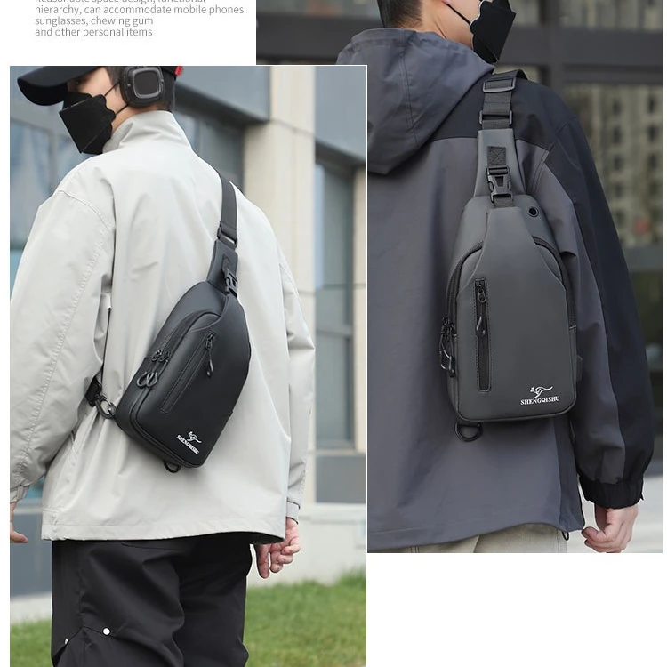 PU leather men's snapback messenger bag with large capacity, water-resistant and multiple pockets, crossbody backpack
PU leather men's snapback messenger bag with large capacity, water-resistant and multiple pockets, crossbody backpack