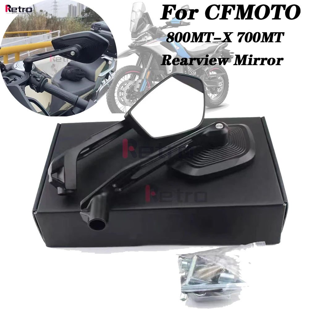 Rearview Mirror For CFMOTO 800MT-X 700MT 800MT X 700 MT NEW Motorcycle Accessories Side Rear View Mirror
Rearview Mirror For CFMOTO 800MT-X 700MT 800MT X 700 MT NEW Motorcycle Accessories Side Rear View Mirror