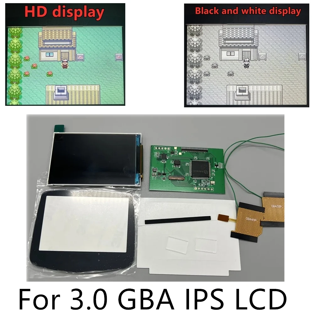 Новый 3.0-дюймовый IPS-экран оригинального размера с высокой яркостью для консоли Game Boy Advance GBA 2024 года
Новый 3.0-дюймовый IPS-экран оригинального размера с высокой яркостью для консоли Game Boy Advance GBA 2024 года