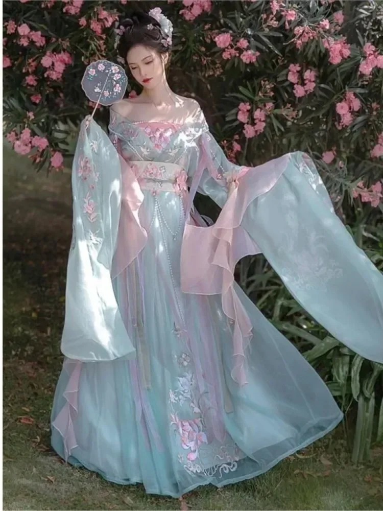 Hanfu Dress Women Chinese Traditional Cosplay Costume Ancient Hanfu Summer Dress Pink 8pcs Stage Dance Dress
Hanfu Dress Women Chinese Traditional Cosplay Costume Ancient Hanfu Summer Dress Pink 8pcs Stage Dance Dress