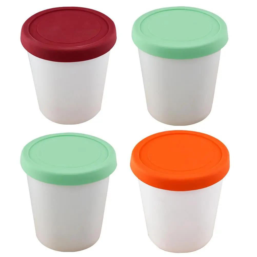 4 Pcs Ice Cream Cups Storage Containers Reusable Food Freezer Lids Portion Silicone PP Material Easy Stackable
4 Pcs Ice Cream Cups Storage Containers Reusable Food Freezer Lids Portion Silicone PP Material Easy Stackable