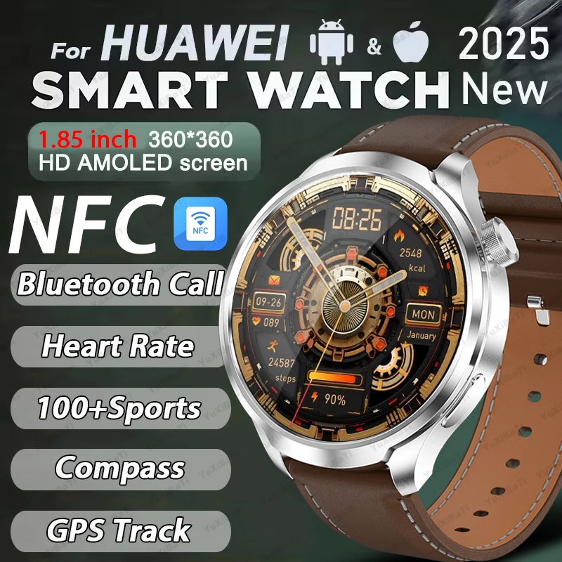 Новинка 2025 года для HUAWEI, спортивные умные часы для мужчин, AMOLED-экран, NFC, GPS, компас, пульсометр, водонепроницаемые, Bluetooth, умные часы с вызовом
Новинка 2025 года для HUAWEI, спортивные умные часы для мужчин, AMOLED-экран, NFC, GPS, компас, пульсометр, водонепроницаемые, Bluetooth, умные часы с вызовом