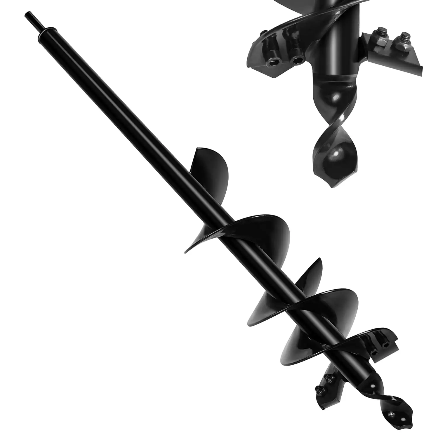4x25 Inch Auger Drill Bit for Planting, Double Blade Heavy Duty Garden Post Hole Digger, 3/8 Hex Drive for Bulbs & Bedding
4x25 Inch Auger Drill Bit for Planting, Double Blade Heavy Duty Garden Post Hole Digger, 3/8 Hex Drive for Bulbs & Bedding